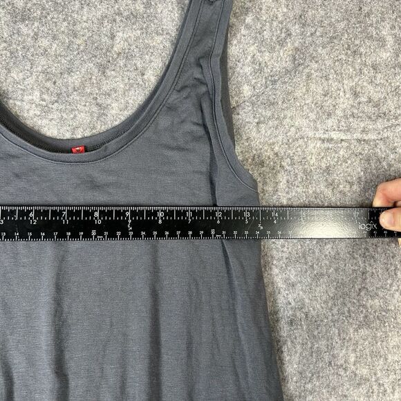 Spanx Scoop Neck Tank Top Womens XL Magnetic Gray Stretch - Picture 3 of 7